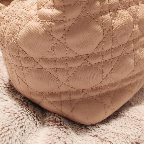 Dior Pink Quilted Cannage Panarea Tote / Bag - Picture 13 of 14
